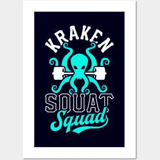 Kraken Squat Squad Posters and Art